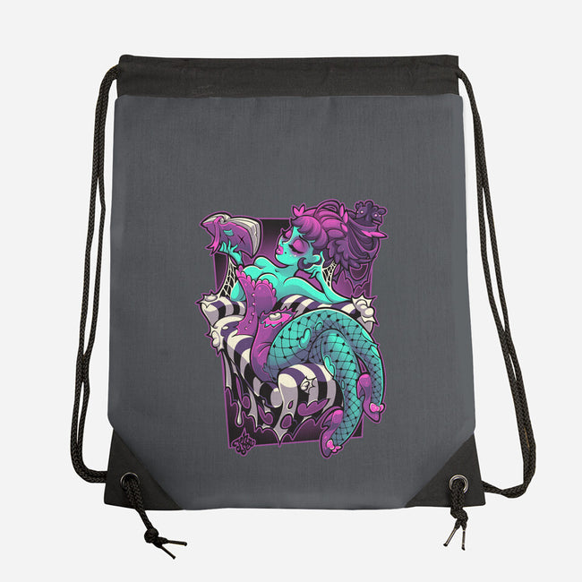 Half Dead-none drawstring bag-Jehsee