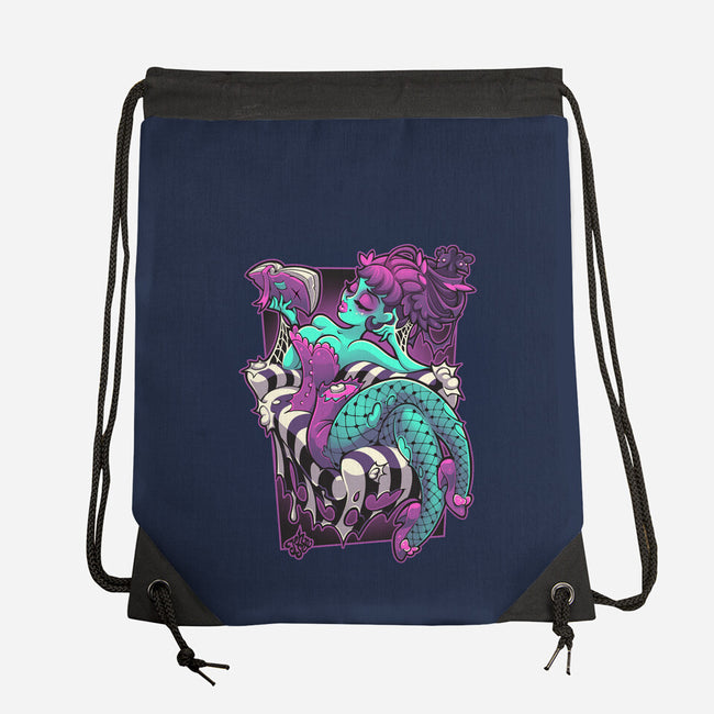 Half Dead-none drawstring bag-Jehsee