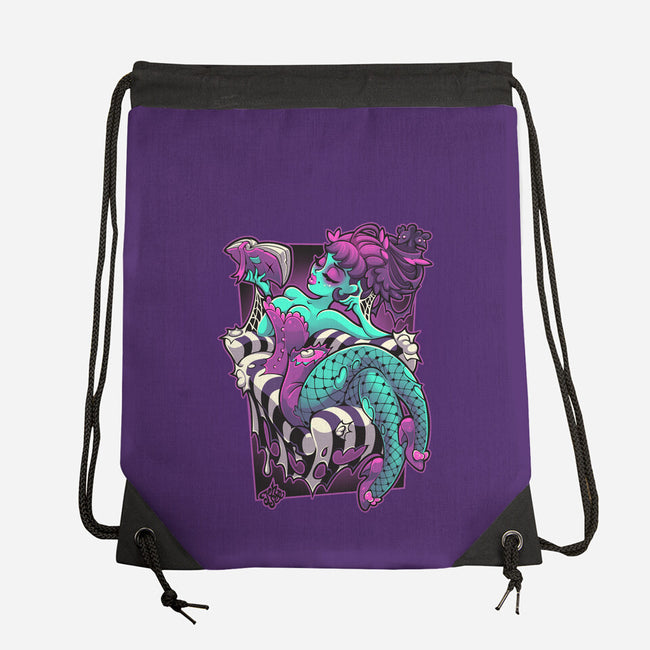 Half Dead-none drawstring bag-Jehsee