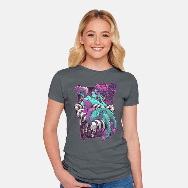 Half Dead-womens fitted tee-Jehsee