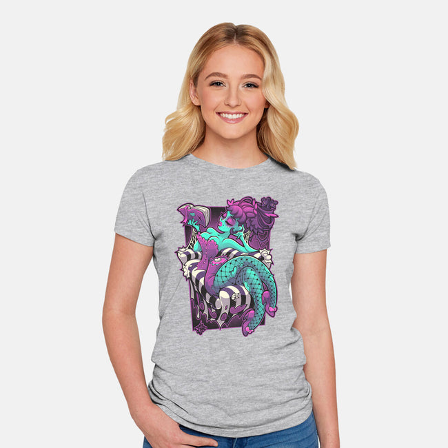 Half Dead-womens fitted tee-Jehsee