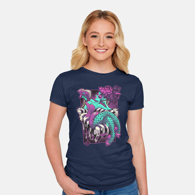 Half Dead-womens fitted tee-Jehsee
