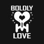 Boldly Love-none stretched canvas-Boggs Nicolas