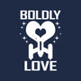 Boldly Love-none polyester shower curtain-Boggs Nicolas