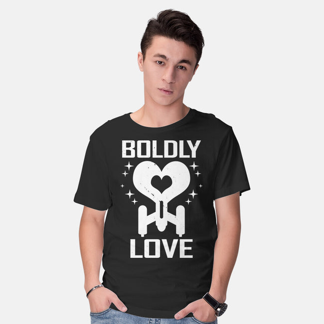 Boldly Love-mens basic tee-Boggs Nicolas