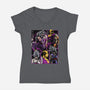 Two Beasts-womens v-neck tee-albertocubatas