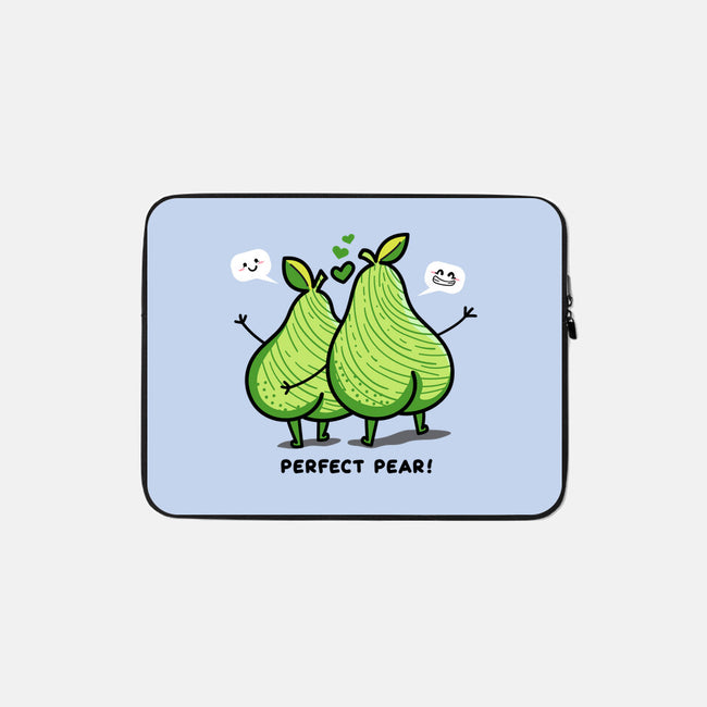 Perfect Pear-none zippered laptop sleeve-bloomgrace28