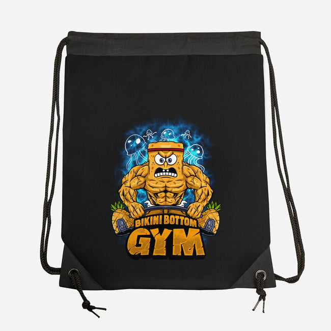 Muscle Square-none drawstring bag-spoilerinc