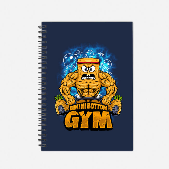 Muscle Square-none dot grid notebook-spoilerinc