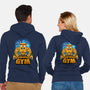 Muscle Square-unisex zip-up sweatshirt-spoilerinc