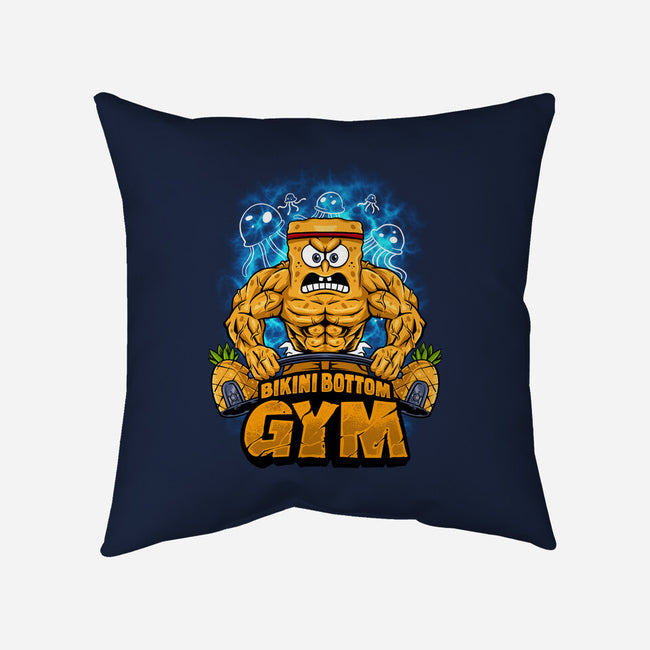 Muscle Square-none removable cover w insert throw pillow-spoilerinc