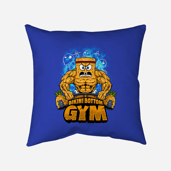 Muscle Square-none removable cover throw pillow-spoilerinc