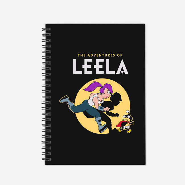 The Adventures Of Leela-none dot grid notebook-Getsousa!