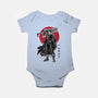 Black Swordsman Sumi-e-baby basic onesie-DrMonekers