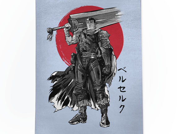 Black Swordsman Sumi-e