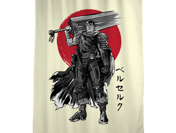 Black Swordsman Sumi-e