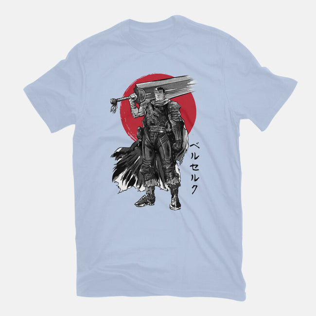 Black Swordsman Sumi-e-unisex basic tee-DrMonekers