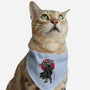 Black Swordsman Sumi-e-cat adjustable pet collar-DrMonekers
