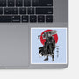 Black Swordsman Sumi-e-none glossy sticker-DrMonekers