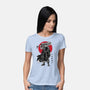 Black Swordsman Sumi-e-womens basic tee-DrMonekers