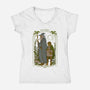 Fantastic Adventure-womens v-neck tee-Hafaell