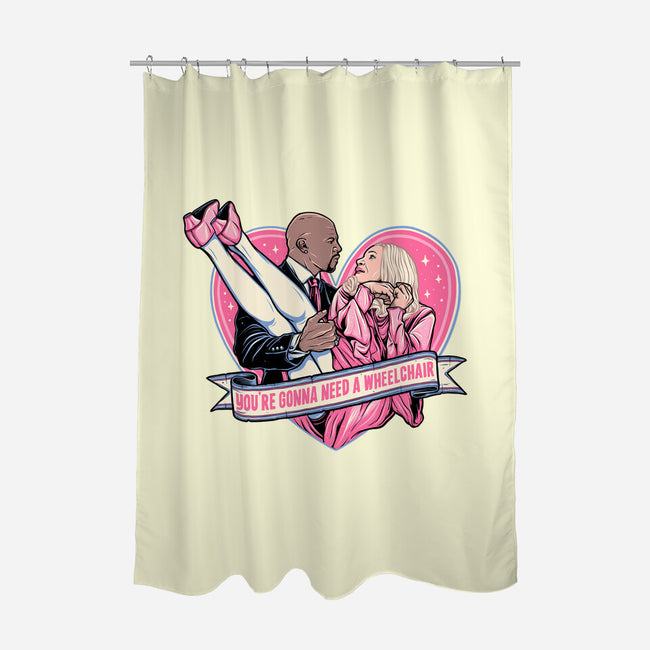 Gonna Need A Wheelchair-none polyester shower curtain-momma_gorilla