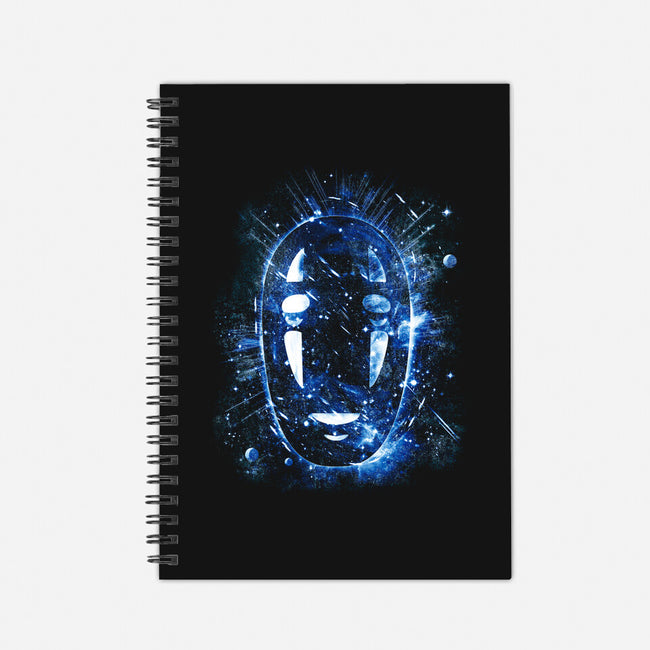 No Face Nebula-none dot grid notebook-kharmazero
