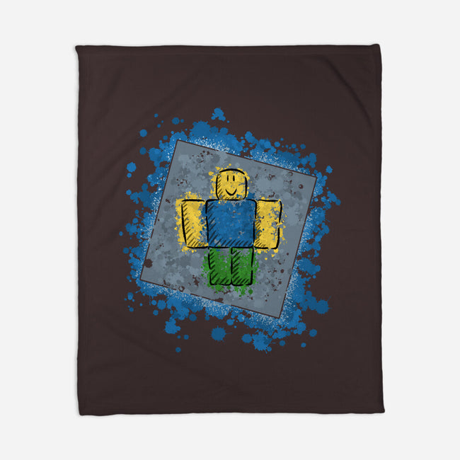 Yellow Guy-none fleece blanket-nickzzarto