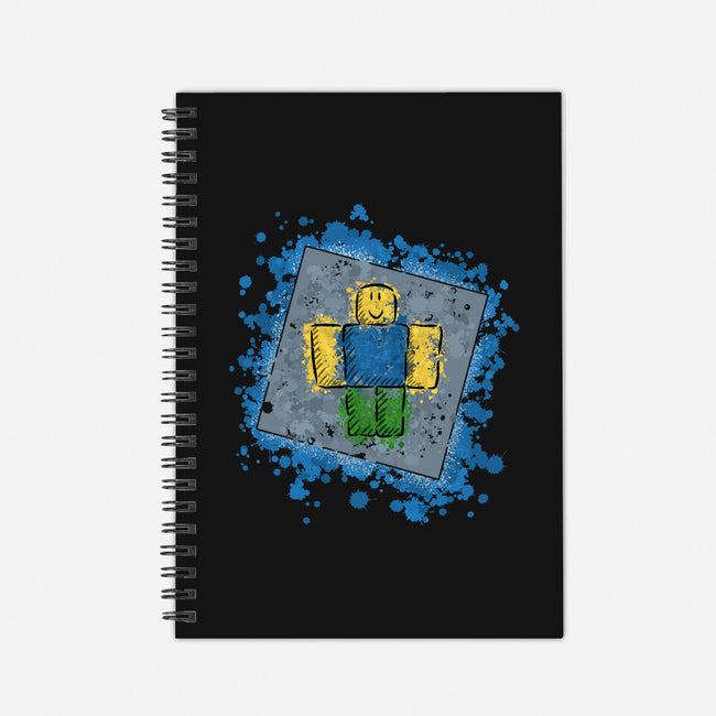 Yellow Guy-none dot grid notebook-nickzzarto