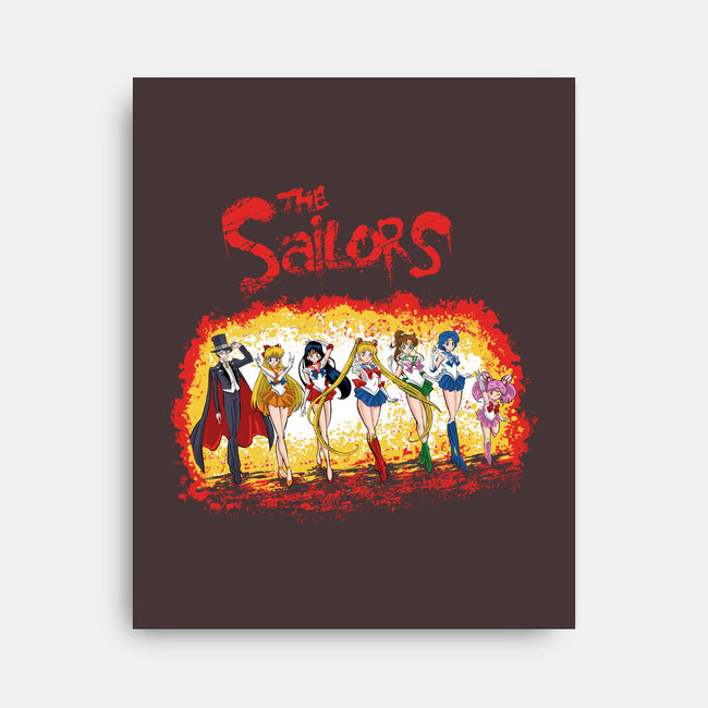 The Sailors-none stretched canvas-zascanauta