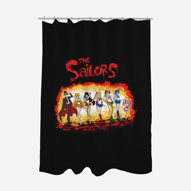 The Sailors-none polyester shower curtain-zascanauta