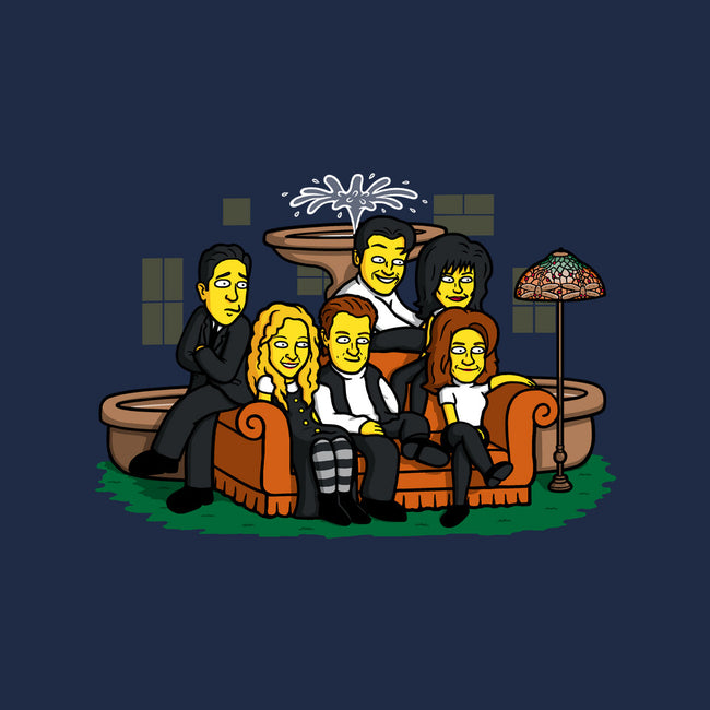 Yellow Friendship-unisex crew neck sweatshirt-Raffiti
