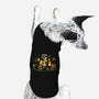 Yellow Friendship-dog basic pet tank-Raffiti