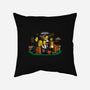 Yellow Friendship-none removable cover w insert throw pillow-Raffiti
