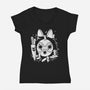 The Princess Of The Forest-womens v-neck tee-Eoli Studio