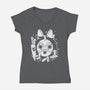 The Princess Of The Forest-womens v-neck tee-Eoli Studio