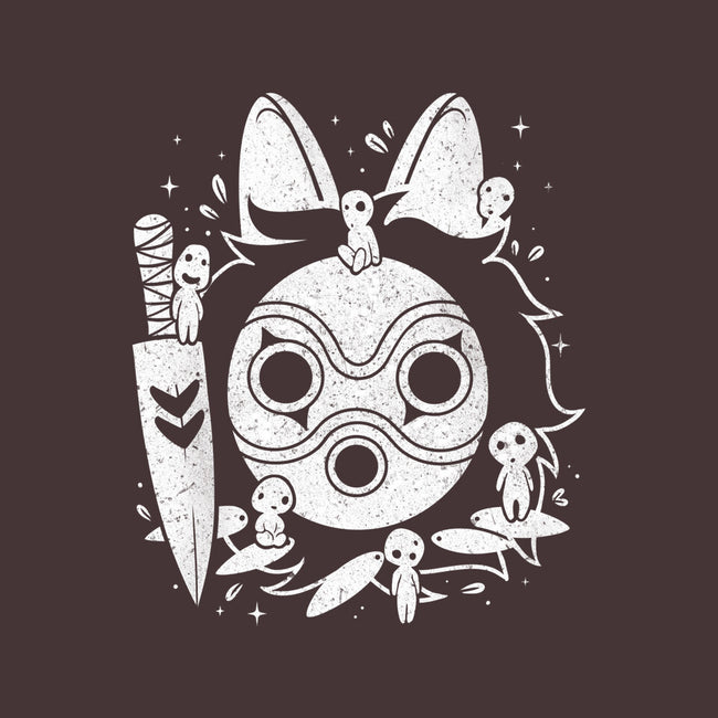 The Princess Of The Forest-womens basic tee-Eoli Studio