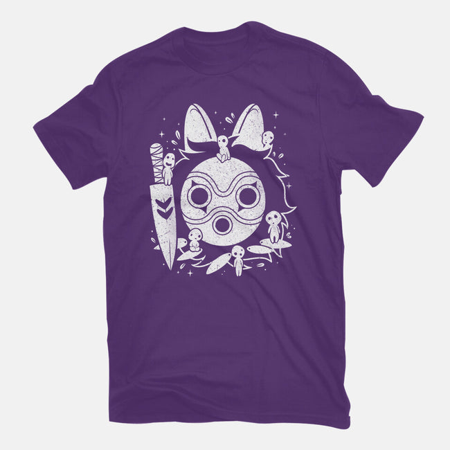 The Princess Of The Forest-womens basic tee-Eoli Studio