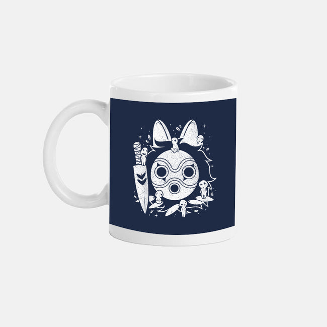 The Princess Of The Forest-none mug drinkware-Eoli Studio