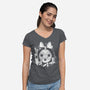 The Princess Of The Forest-womens v-neck tee-Eoli Studio
