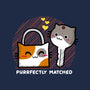 Purrfect Match-womens fitted tee-bloomgrace28