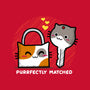 Purrfect Match-womens fitted tee-bloomgrace28