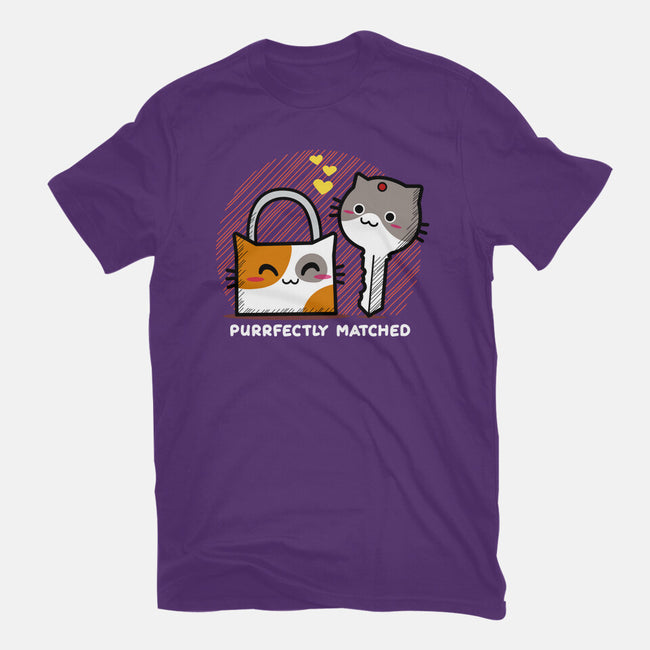 Purrfect Match-mens basic tee-bloomgrace28