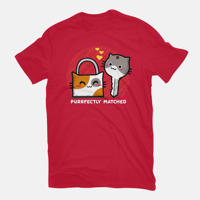 Purrfect Match-youth basic tee-bloomgrace28