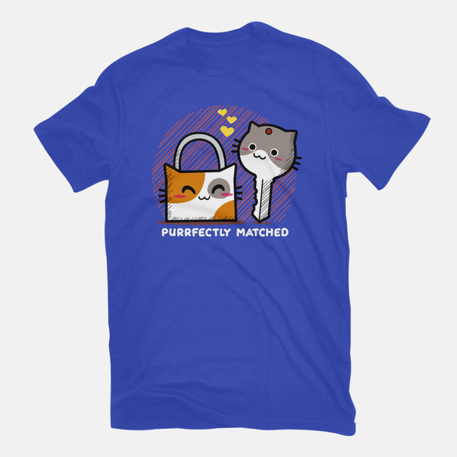 Purrfect Match-youth basic tee-bloomgrace28