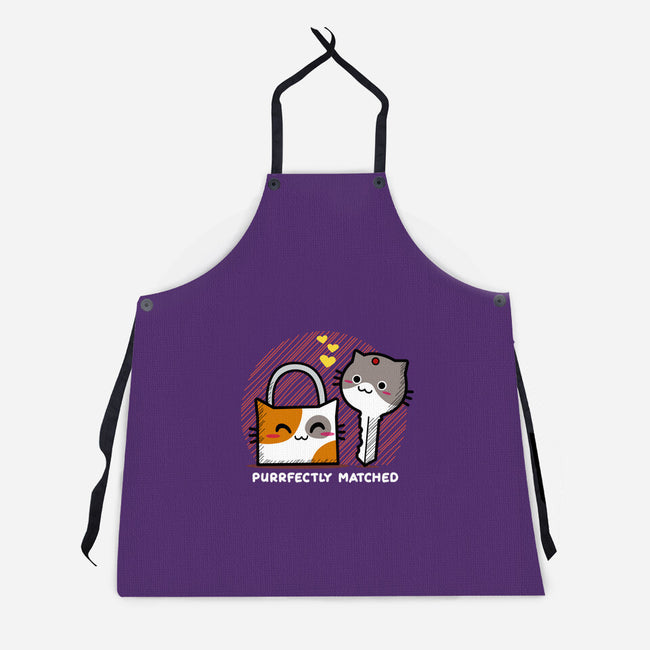Purrfect Match-unisex kitchen apron-bloomgrace28