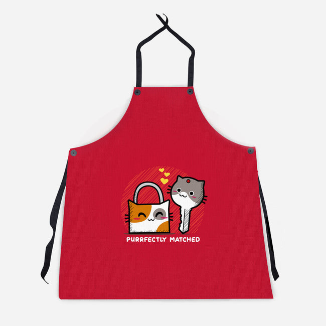 Purrfect Match-unisex kitchen apron-bloomgrace28