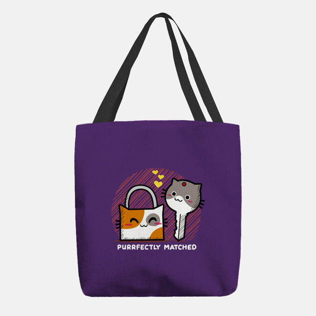 Purrfect Match-none basic tote bag-bloomgrace28