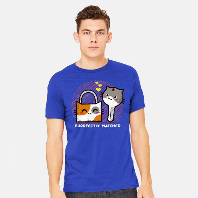 Purrfect Match-mens heavyweight tee-bloomgrace28