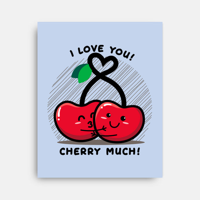 Cherry Much-none stretched canvas-bloomgrace28